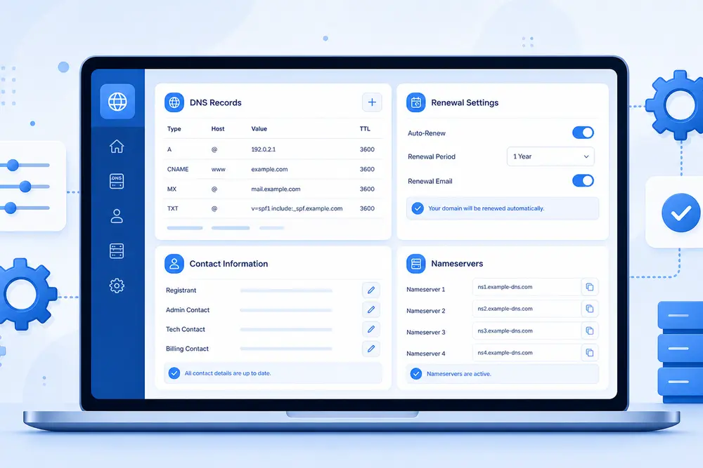 Domain Management — Easy DNS Control